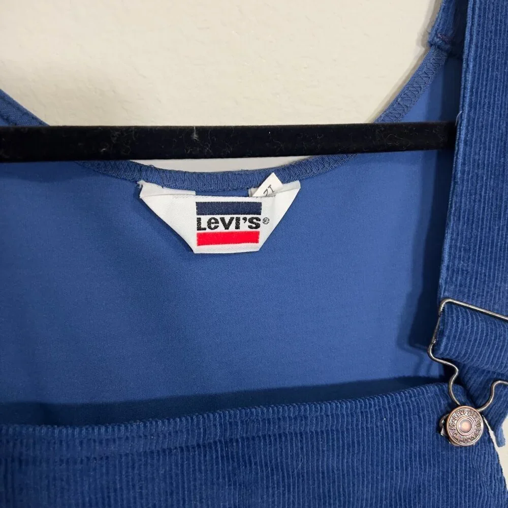 477 Vintage Levi's Snowsuit Overalls Size 12 Color Blue - Picture 4 of 6
